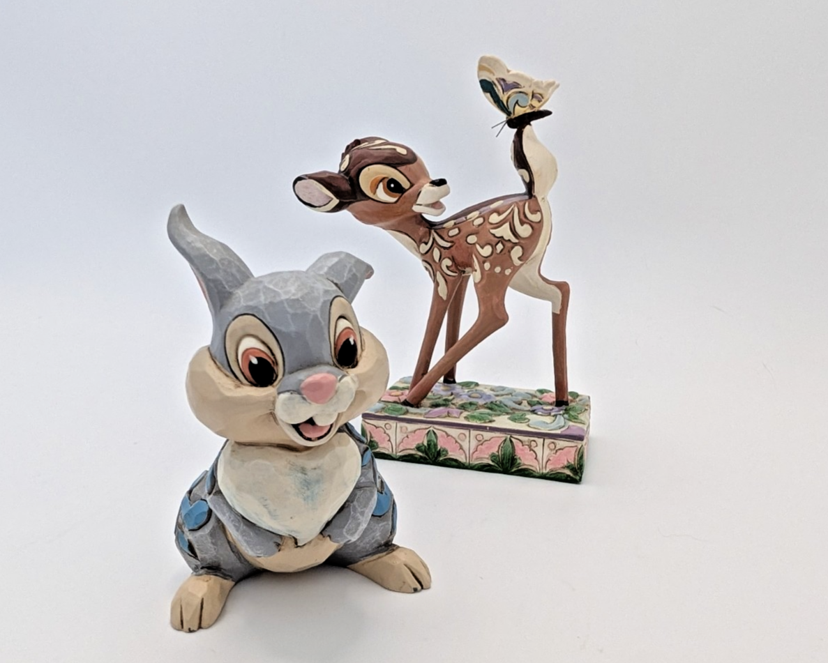 Disney Traditions Showcase Bambi & Thumper Figurine Set Jim Shore Pair Deer16
