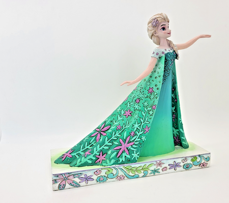 Disney Traditions Celebration Of Spring Figurine Elsa Frozen Ornament16