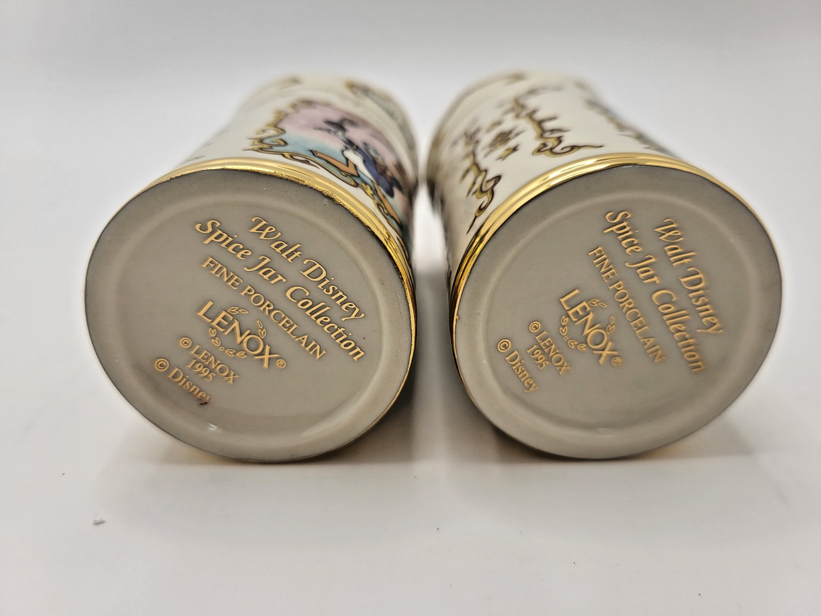 Lenox Disney Spice Jars Marjoram & Tarragon Donald & Daisy Duck Brand New In Box11