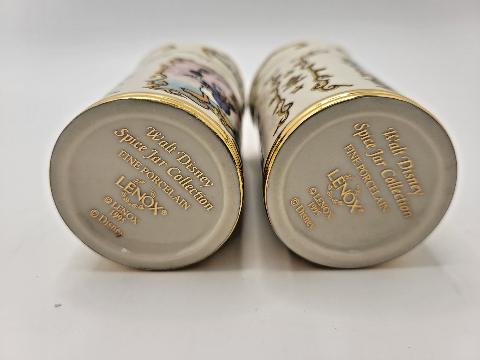 Lenox Disney Spice Jars Marjoram & Tarragon Donald & Daisy Duck Brand New In Box11