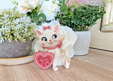 Disney Traditions Showcase Marie With Heart Figurine Aristocrats Kitten J Shore0