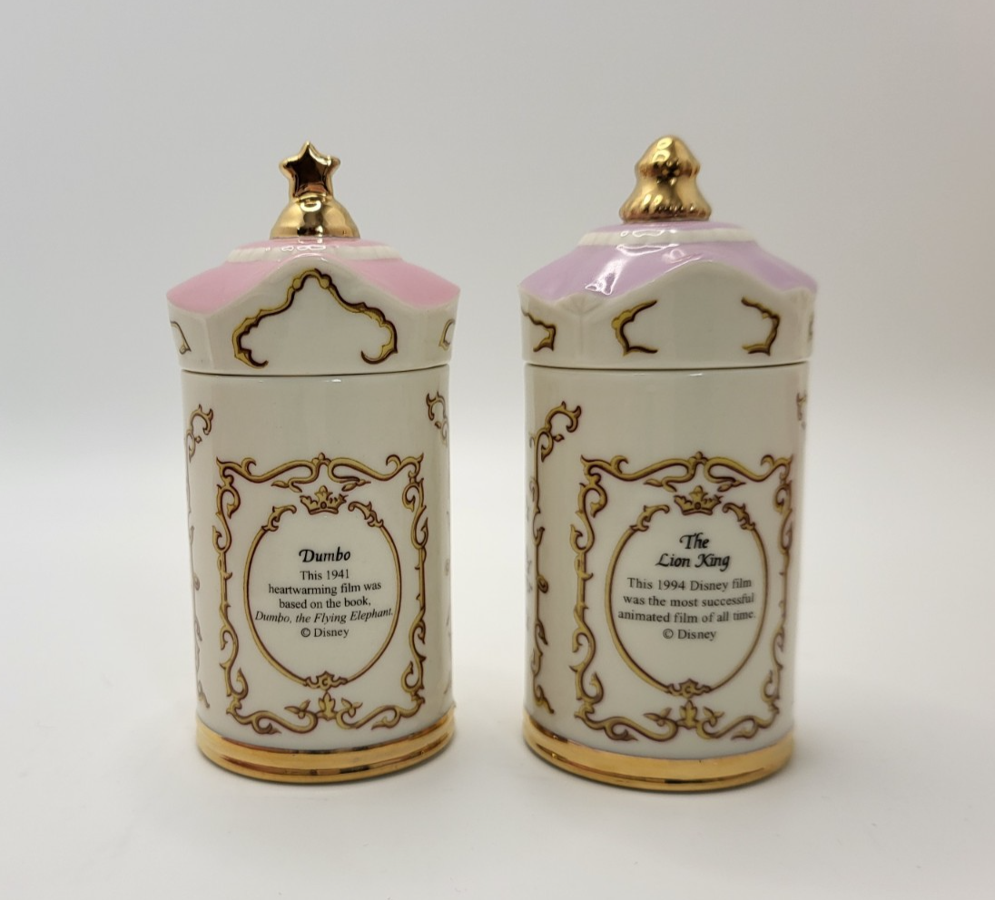 Lenox Disney Spice Jars Dumbo Simba Caraway & Celery Boxed 1995 Porcelain Unused5