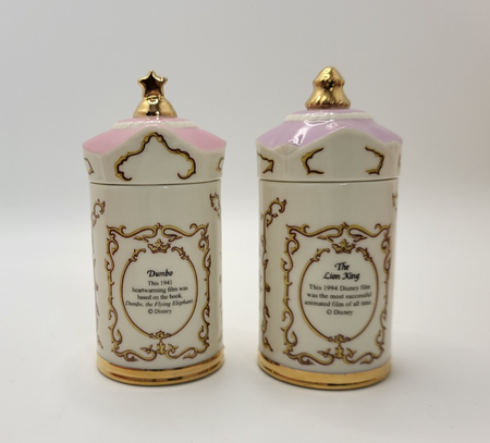 Lenox Disney Spice Jars Dumbo Simba Caraway & Celery Boxed 1995 Porcelain Unused5