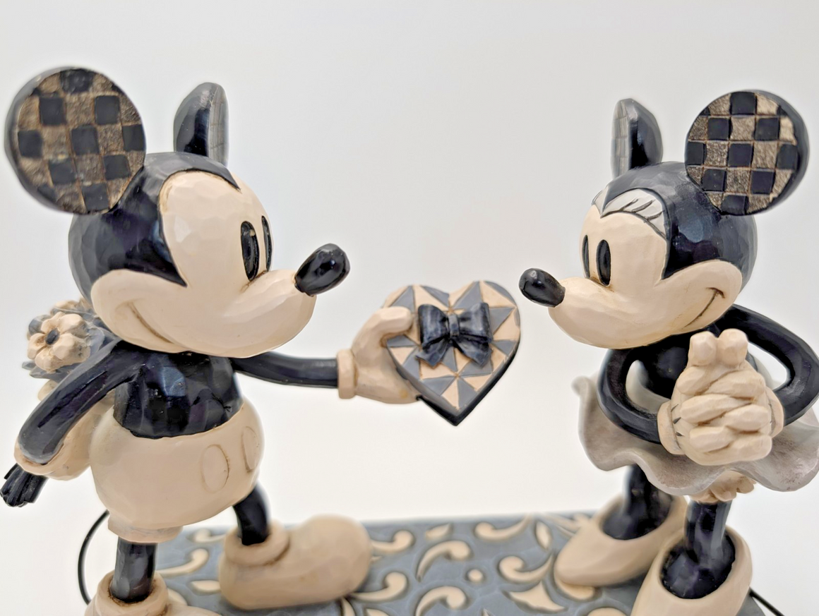 Disney Traditions Mickey Minnie Real Sweetheart Figurine Vintage Style Jim Shore19