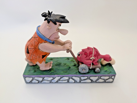 The Flinstones By Jim Shore Fred Flinstone Figurine Mower-a-saurus 405833316