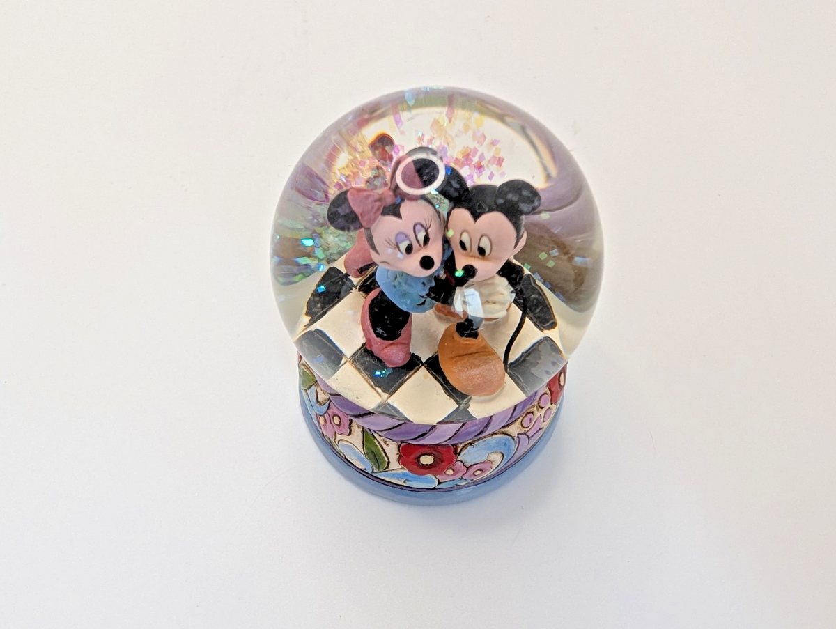 Disney Traditions Mickey & Minnie Mouse Spring Jitterbug Snowglobe Waterball7