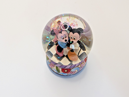 Disney Traditions Mickey & Minnie Mouse Spring Jitterbug Snowglobe Waterball7