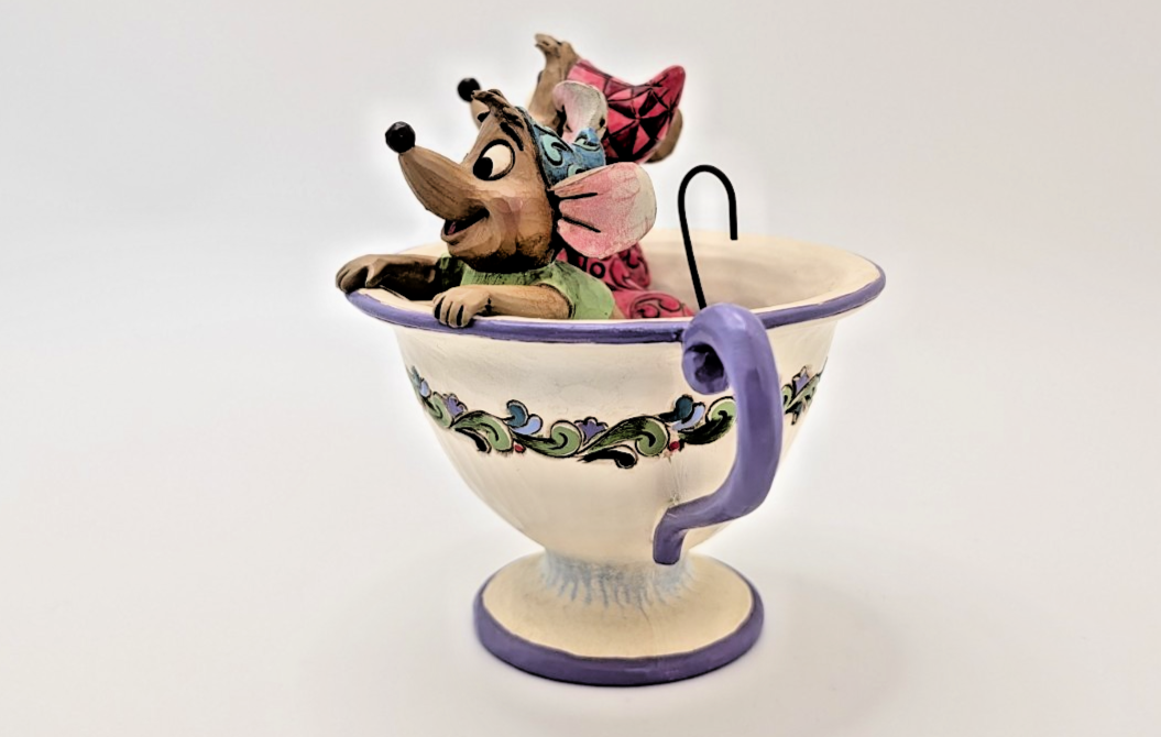 Disney Traditions Showcase Jaq & Gus Cinderella Figurine Tea For Two Boxed4