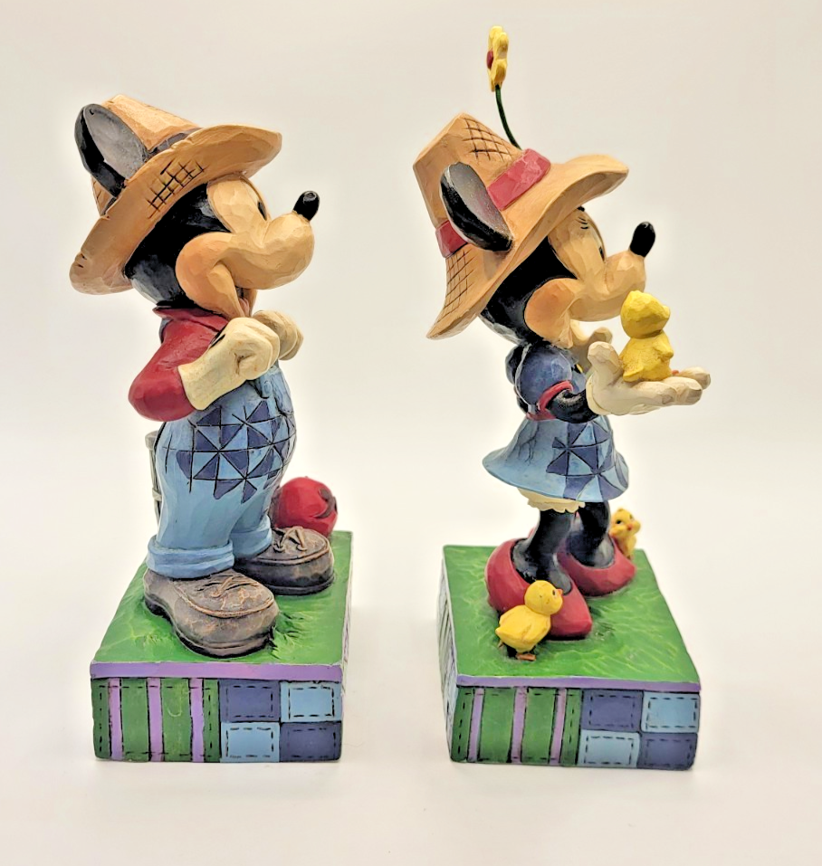 Disney Traditions Mickey & Minnie Figurines Country Life Fresh From The Farm9