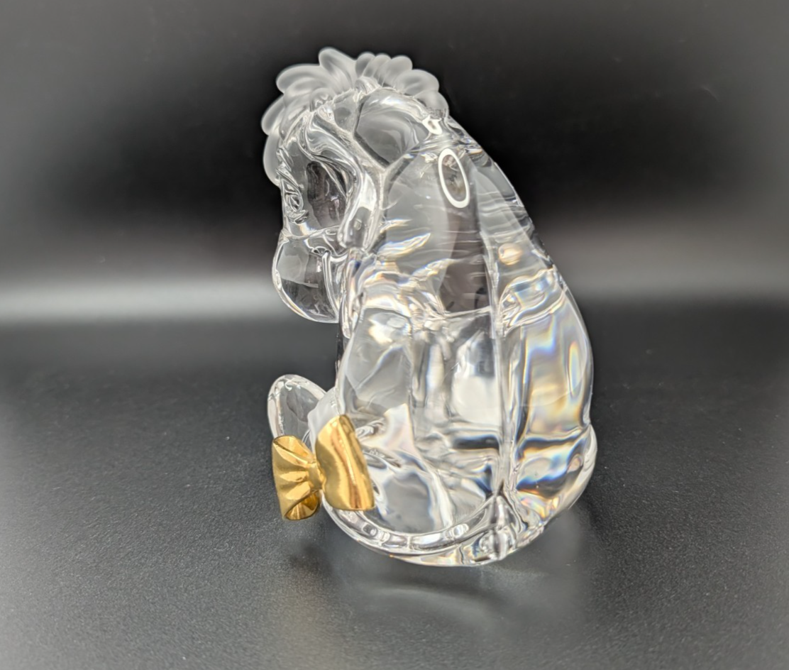 Lenox Disney Eeyore crystal figurine 095296 boxed with certificate - view 4