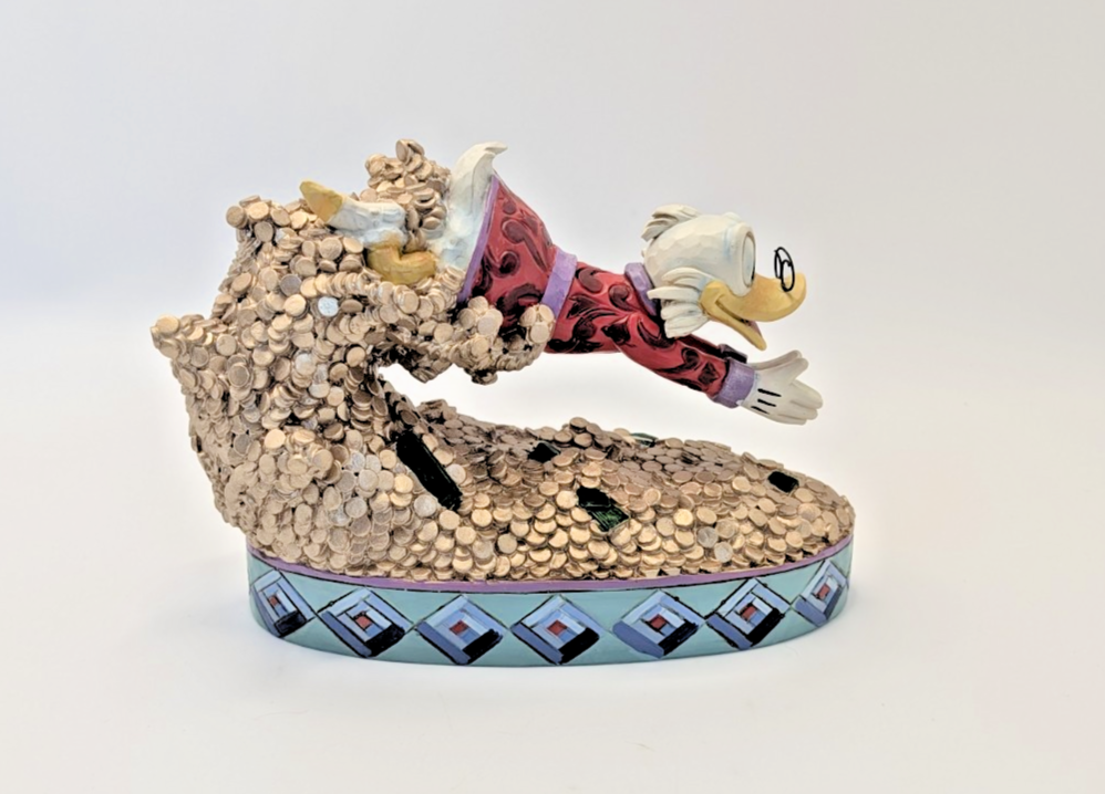 Disney Traditions Scrooge McDuck Treasure Dive figurine 4046055 photo 13