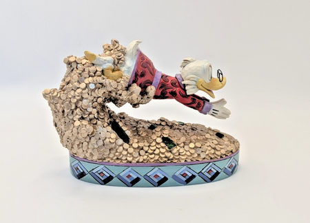 Disney Traditions Scrooge McDuck Treasure Dive figurine 4046055 photo 13