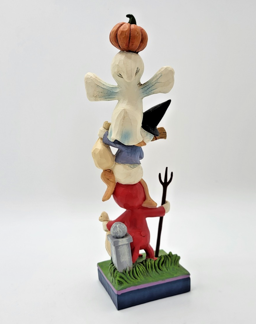 Disney Traditions Teetering Trick-or-Treaters Figurine Halloween Ornament Shore7