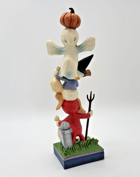 Disney Traditions Teetering Trick-or-Treaters Figurine Halloween Ornament Shore7
