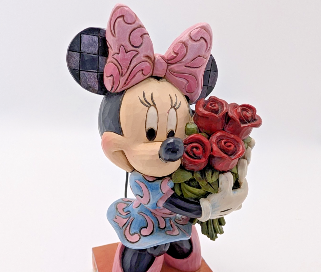 Disney Traditions Showcase Minnie La Vie En Rose Figurine With Flowers Boxed20