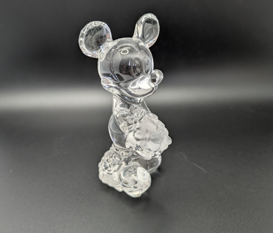 Lenox Disney Flowers from Mickey Mouse crystal figurine 409790 boxed with certificate - view 11