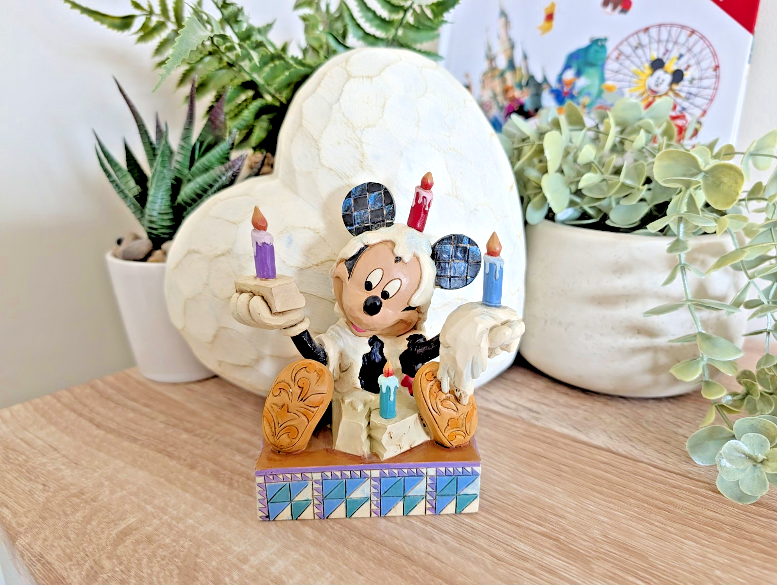 Disney Traditions Showcase Mickey Mouse Figurine Heres To You Birthday Jim Shore1