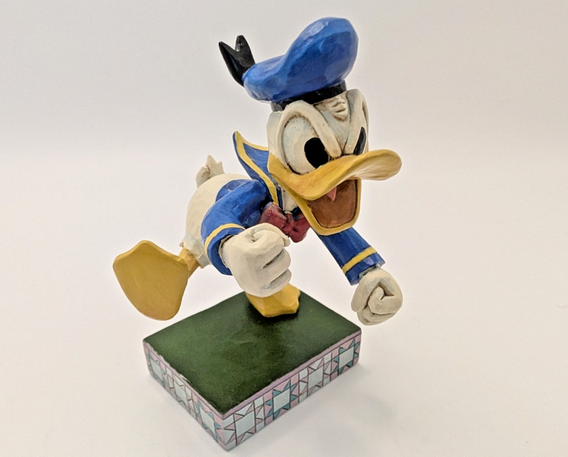 Disney Traditions Showcase Donald Duck Fowl Temper Figurine Jim Shore Boxed16