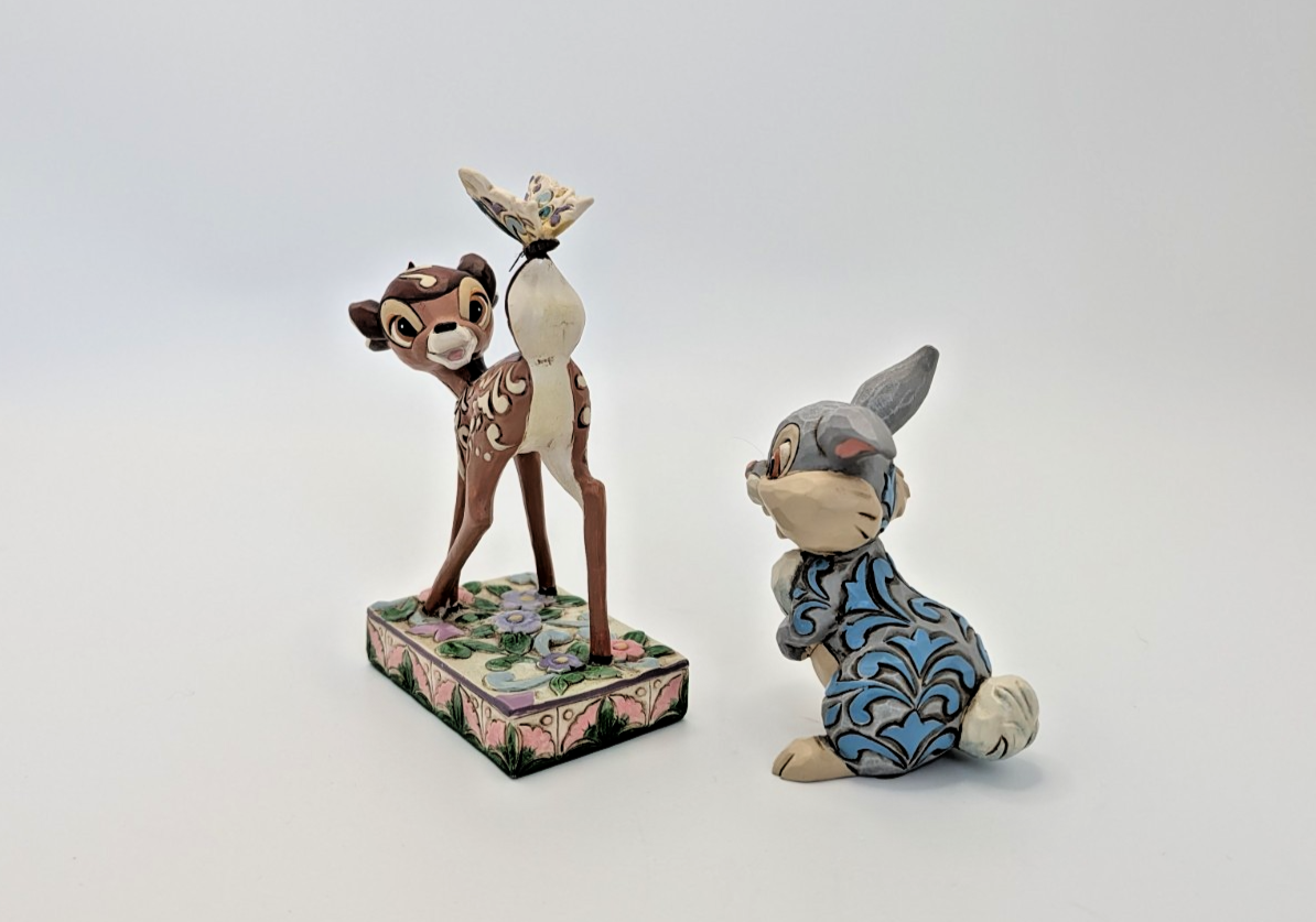Disney Traditions Showcase Bambi & Thumper Figurine Set Jim Shore Pair Deer6