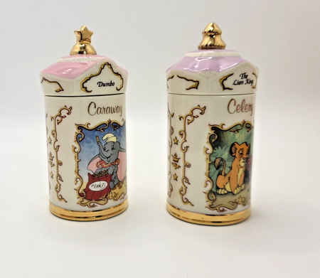 Lenox Disney Spice Jars Dumbo Simba Caraway & Celery Boxed 1995 Porcelain Unused8