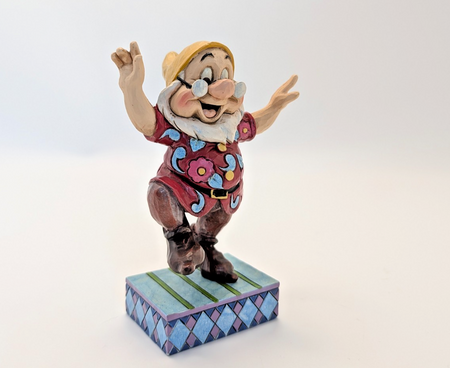 Disney Traditions Dancing Doc Snow White 4049628 boxed figurine - original tag