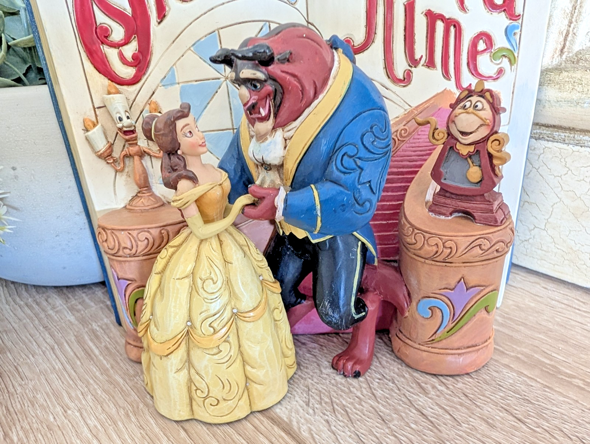 Disney Traditions Belle and Beast Love Endures 4031483 by Jim Shore - Unboxed - product view 3