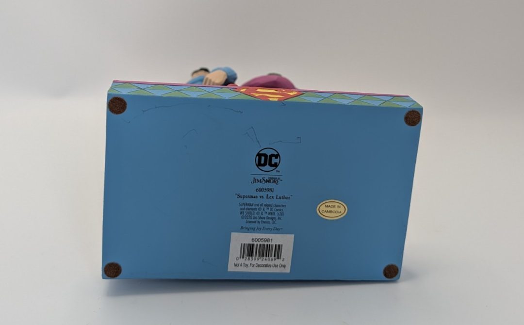 Alternate view of Jim Shore DC Comics Superman vs Lex Luthor figurine 6005981