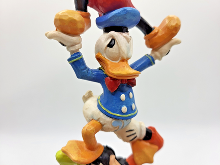 Disney Traditions Teetering Tower Figurine Mickey Mouse Donald Goofy Ornament10