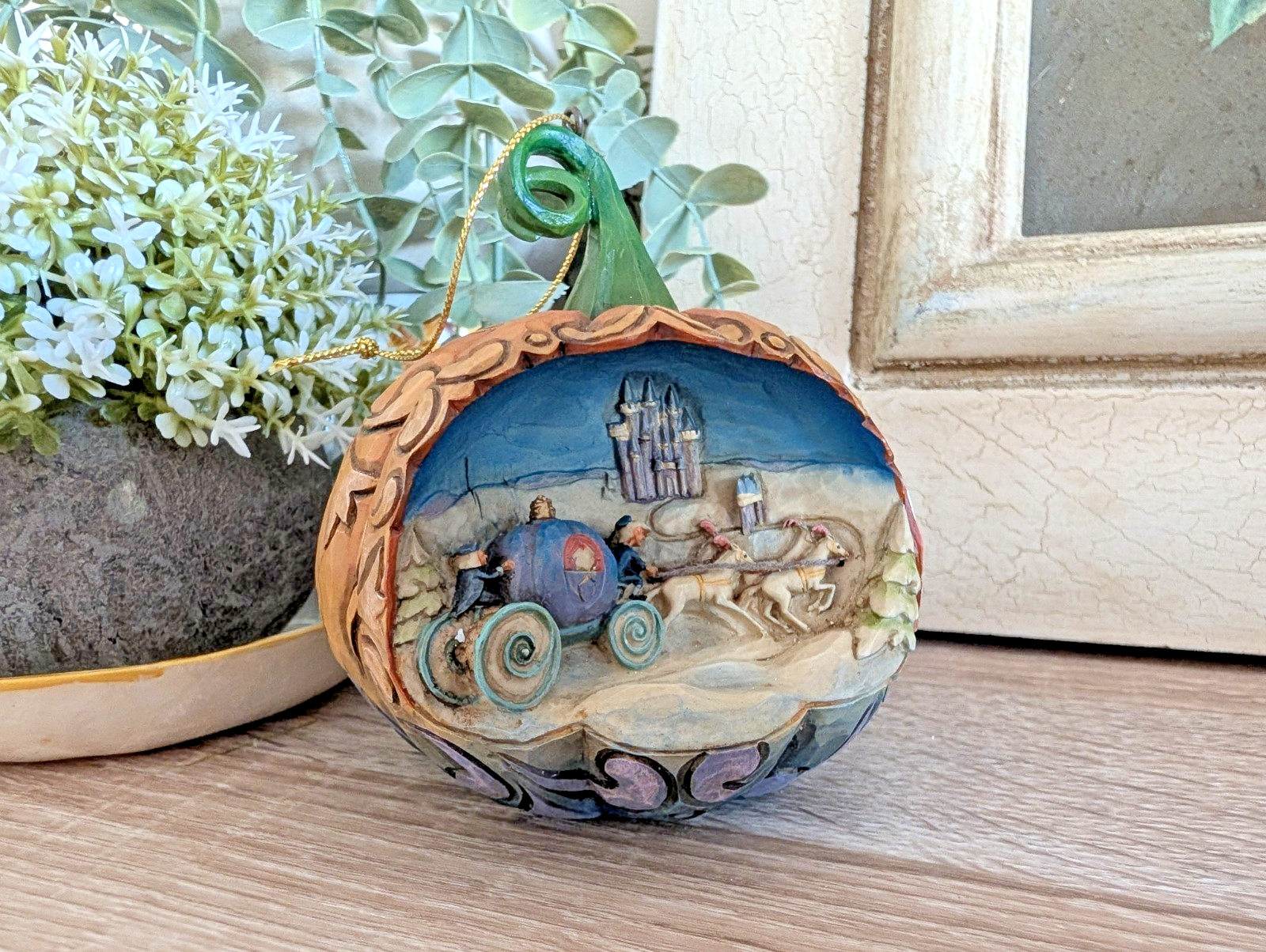 Disney Traditions Cinderella Pumpkin Coach ornament A20409 photo 2