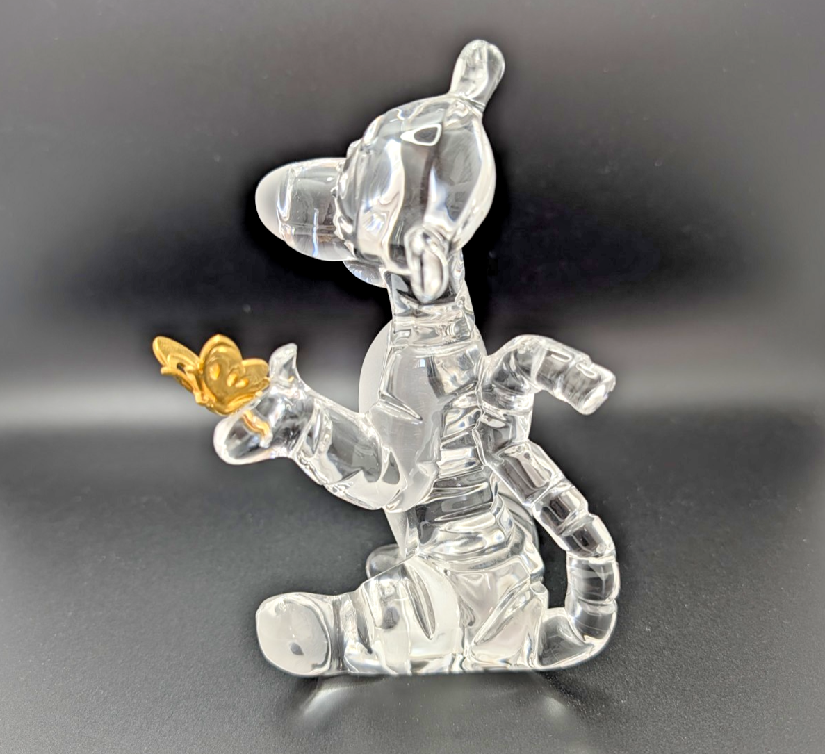 Lenox Disney Tigger crystal figurine 6114516 with gold-plated butterfly - view 4