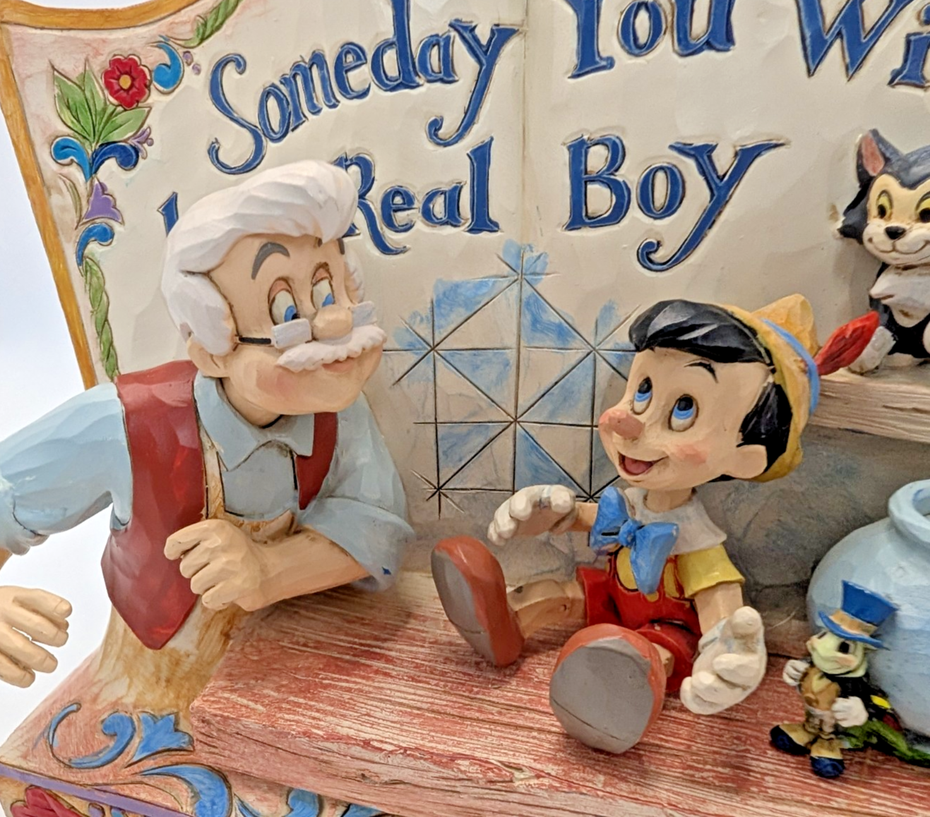 Disney Traditions Showcase Pinocchio Figurine Someday You Will Be A Real Boy12