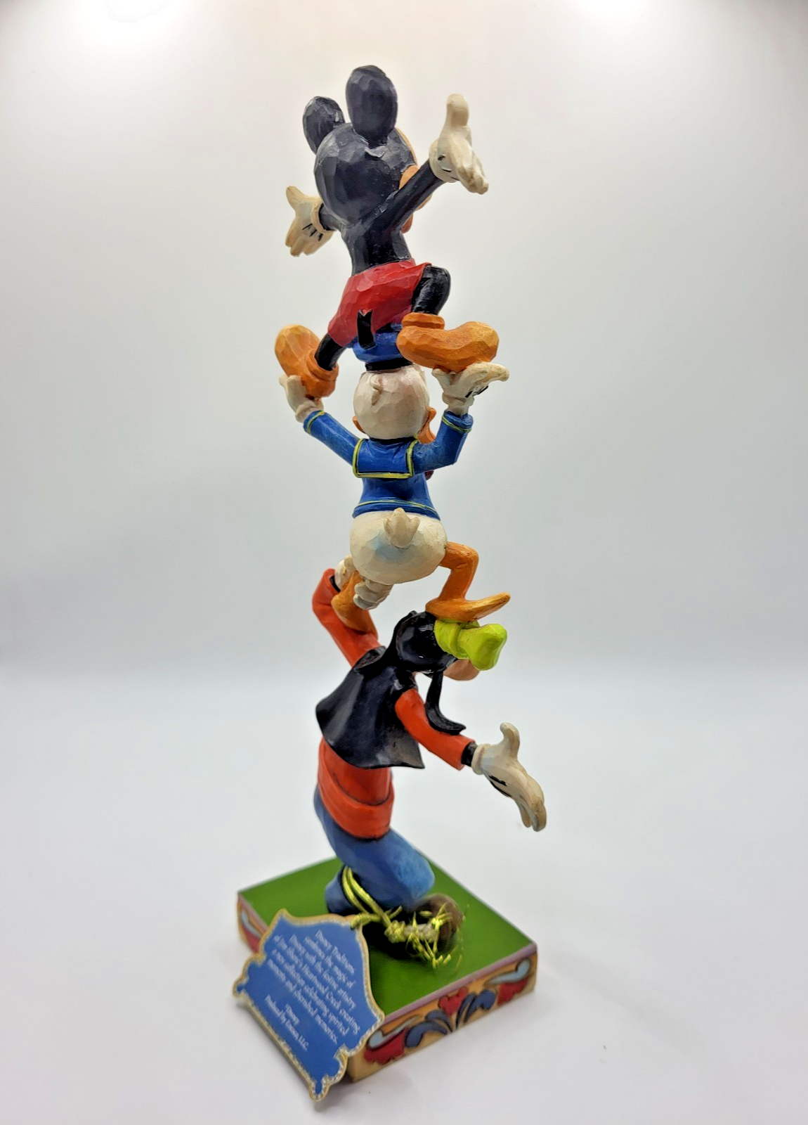 Disney Traditions Teetering Tower Figurine Mickey Mouse Donald Goofy Ornament6