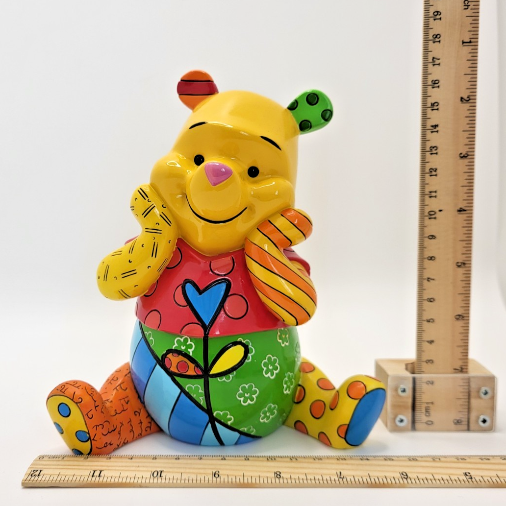 Disney Britto Winne The Pooh Large Figurine Pop Art Ornament 4033896 Enesco Bear10