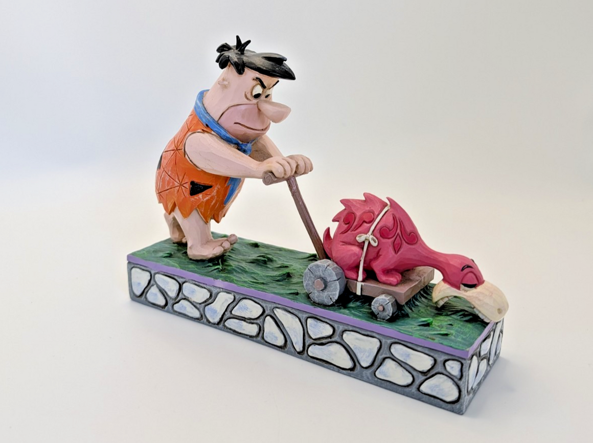Jim Shore Flintstones Fred Flintstone Mower-a-saurus figurine 4058333 photo 7