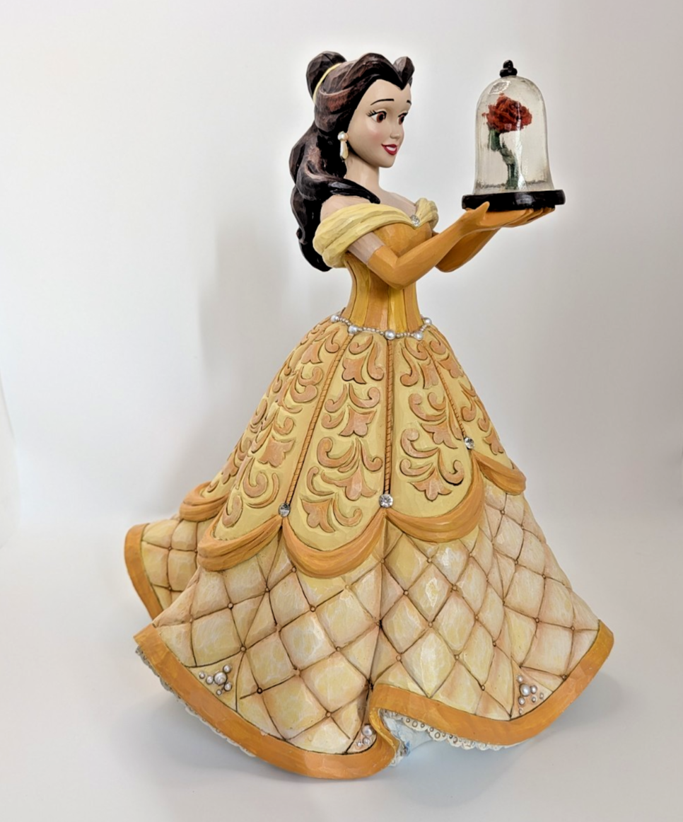 Disney Traditions Belle A Rare Rose Deluxe 6009139 – detail and condition photograph 6