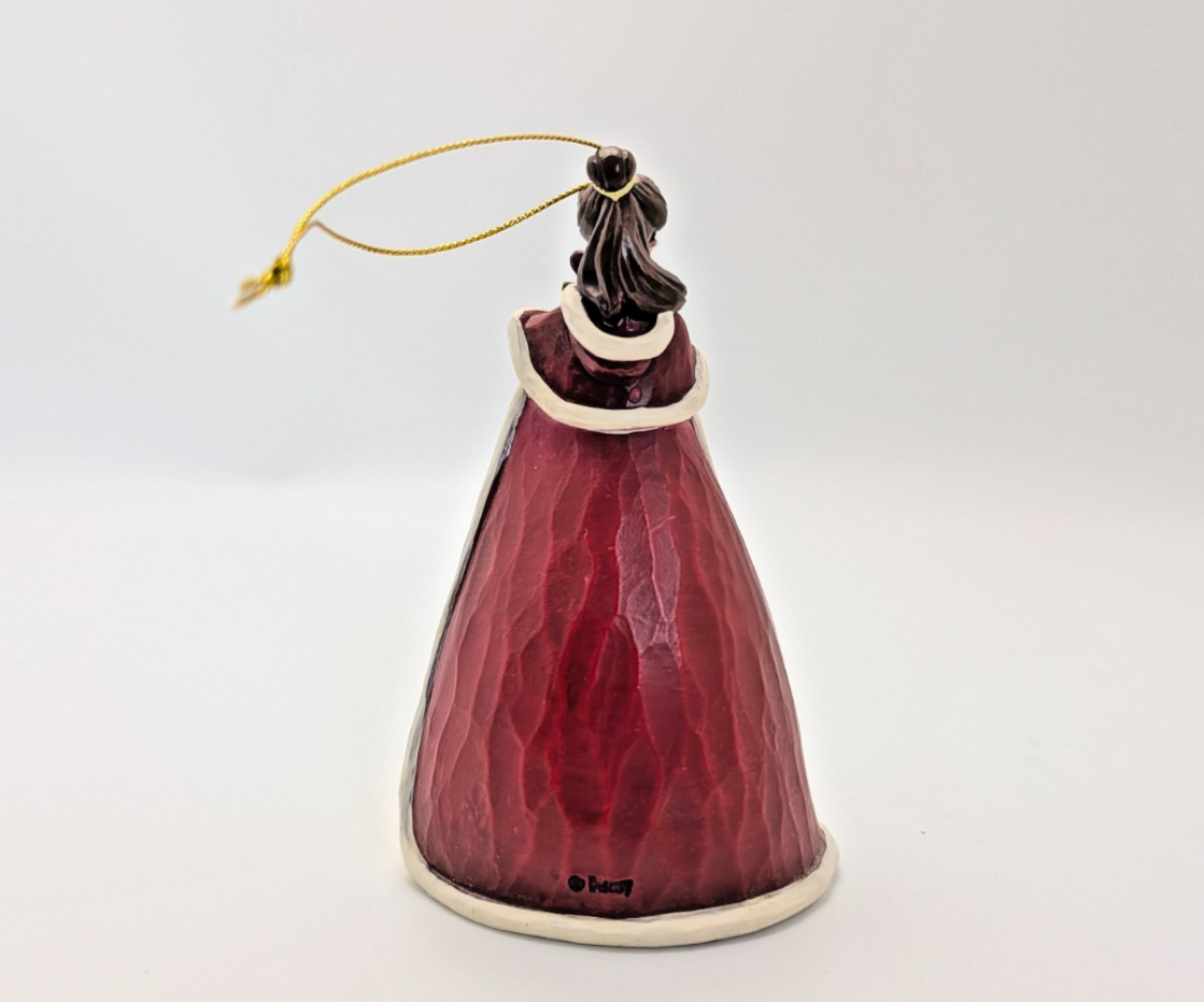 Disney Traditions Belle Beauty hanging ornament A21426 boxed - base detail