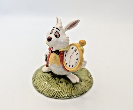 Alternate view of Royal Doulton White Rabbit AW5 limited edition figurine 461 of 2000