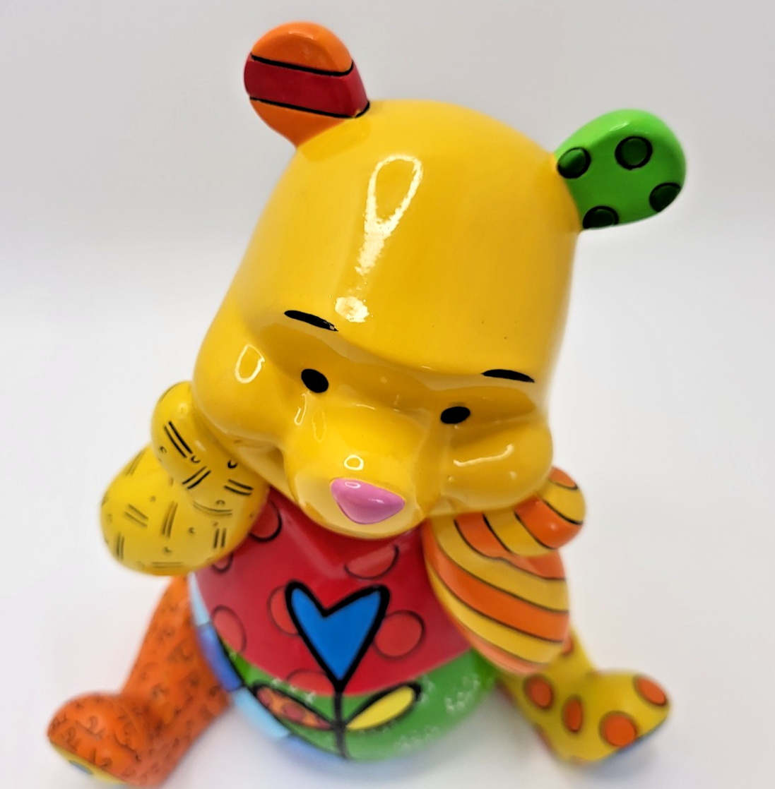 Disney Britto Winne The Pooh Large Figurine Pop Art Ornament 4033896 Enesco Bear13