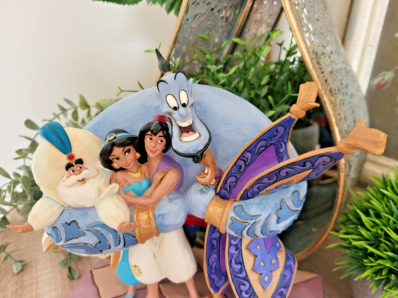 Disney Traditions Showcase Group Hug Aladdin Figurine Jasmine Abu Jim Shore1