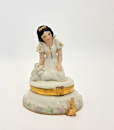 Lenox Disney Snow White Treasure Trinket Box 6126148 COMPLETE Boxed COA - Rare1