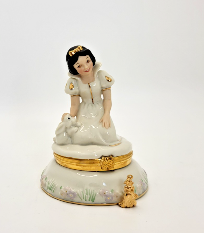 Lenox Disney Snow White Treasure Trinket Box 6126148 COMPLETE Boxed COA - Rare1