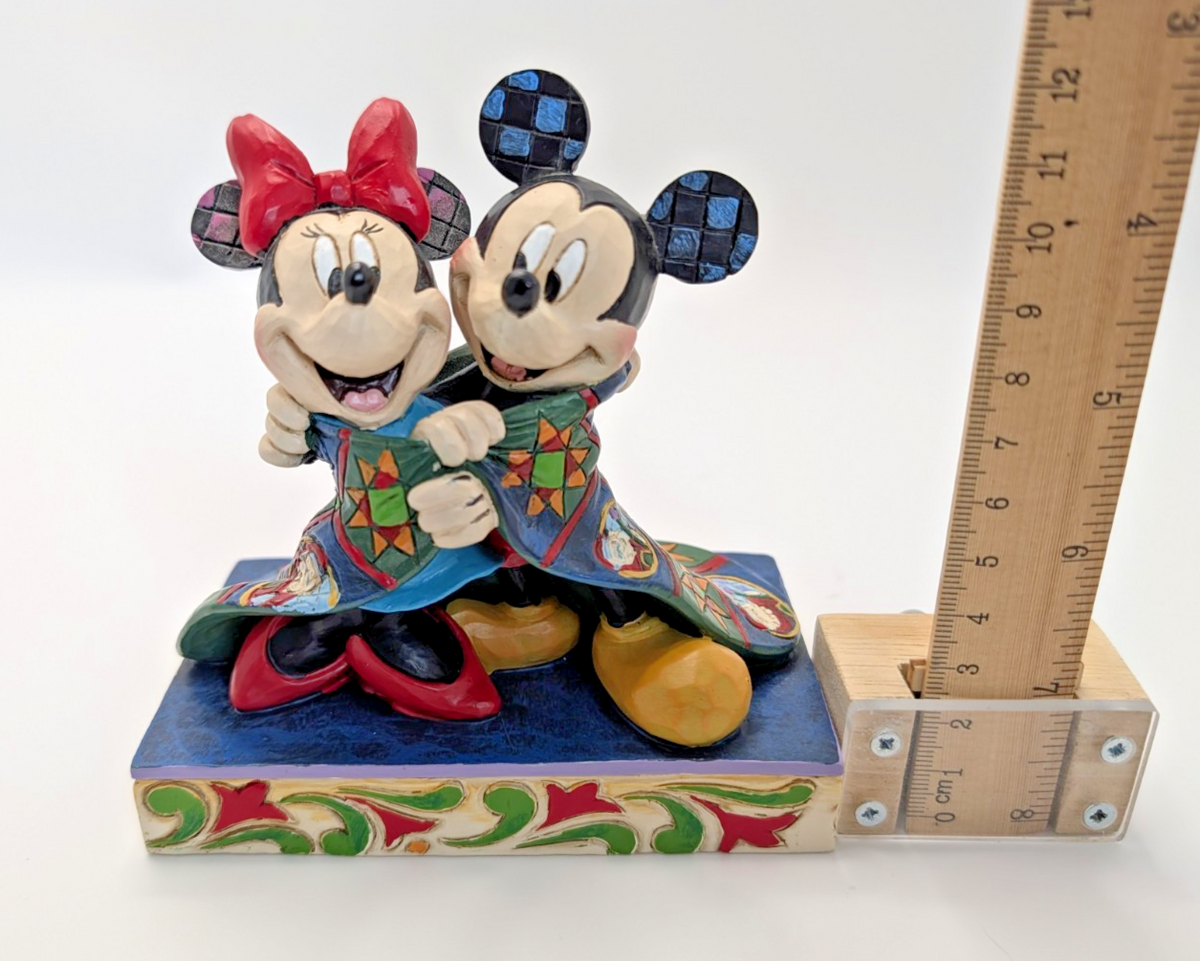 Disney Traditions Mickey & Minnie Mouse Warm Wishes Christmas Figurine Jim Shore17