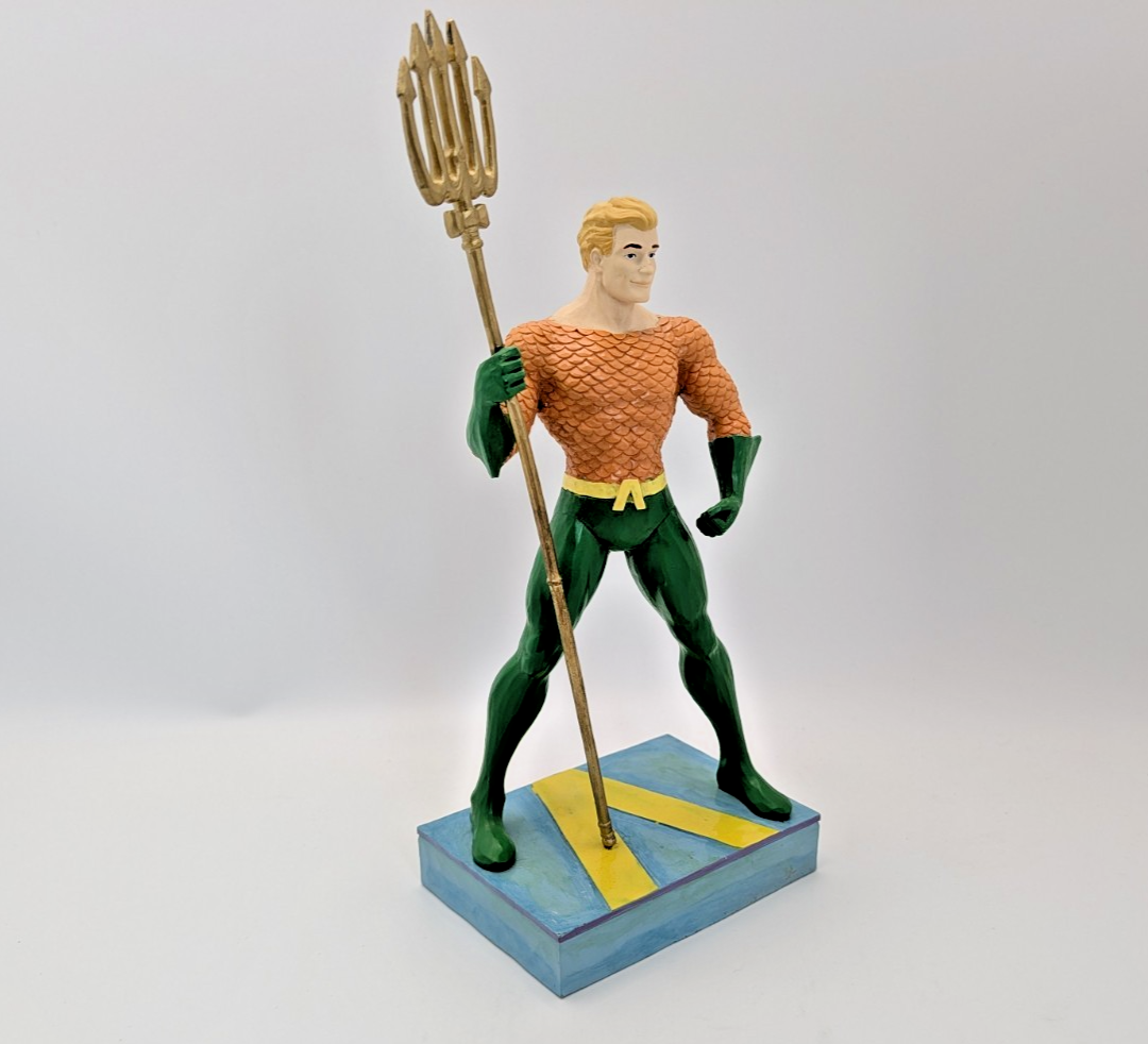 Alternate view of Jim Shore DC Comics Aquaman King of the Seven Seas figurine 6003026
