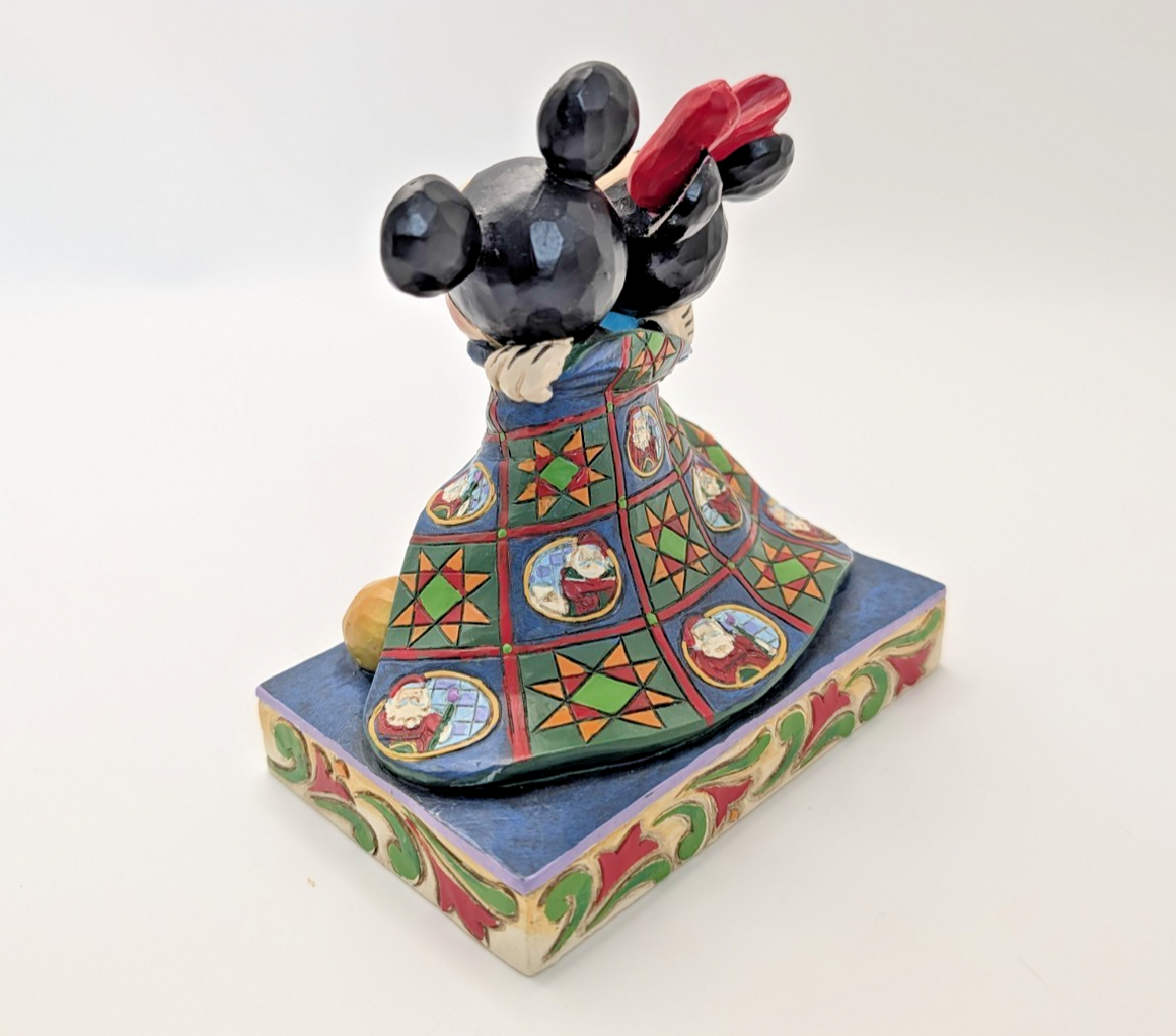 Disney Traditions Mickey & Minnie Mouse Warm Wishes Christmas Figurine Jim Shore6