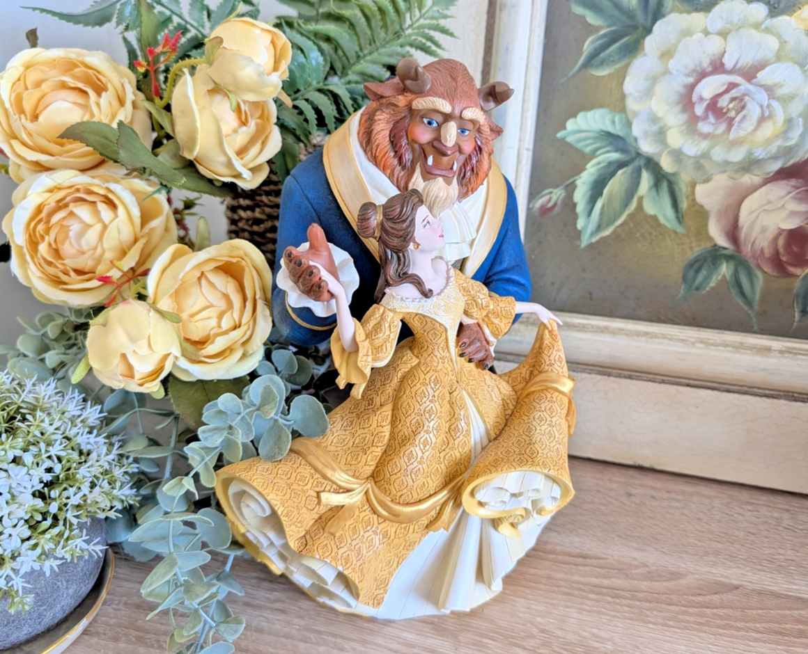Alternate view of Disney Showcase Belle and Beast deluxe figurine 6006277