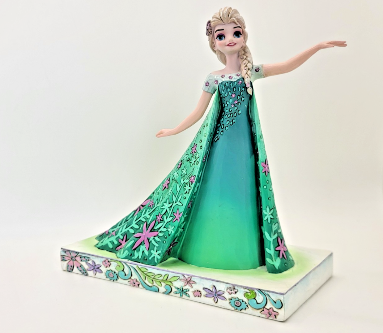 Disney Traditions Celebration Of Spring Figurine Elsa Frozen Ornament7