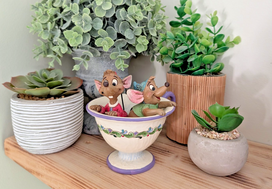 Disney Traditions Jaq and Gus Tea For Two Figurine 4016557 by Jim Shore