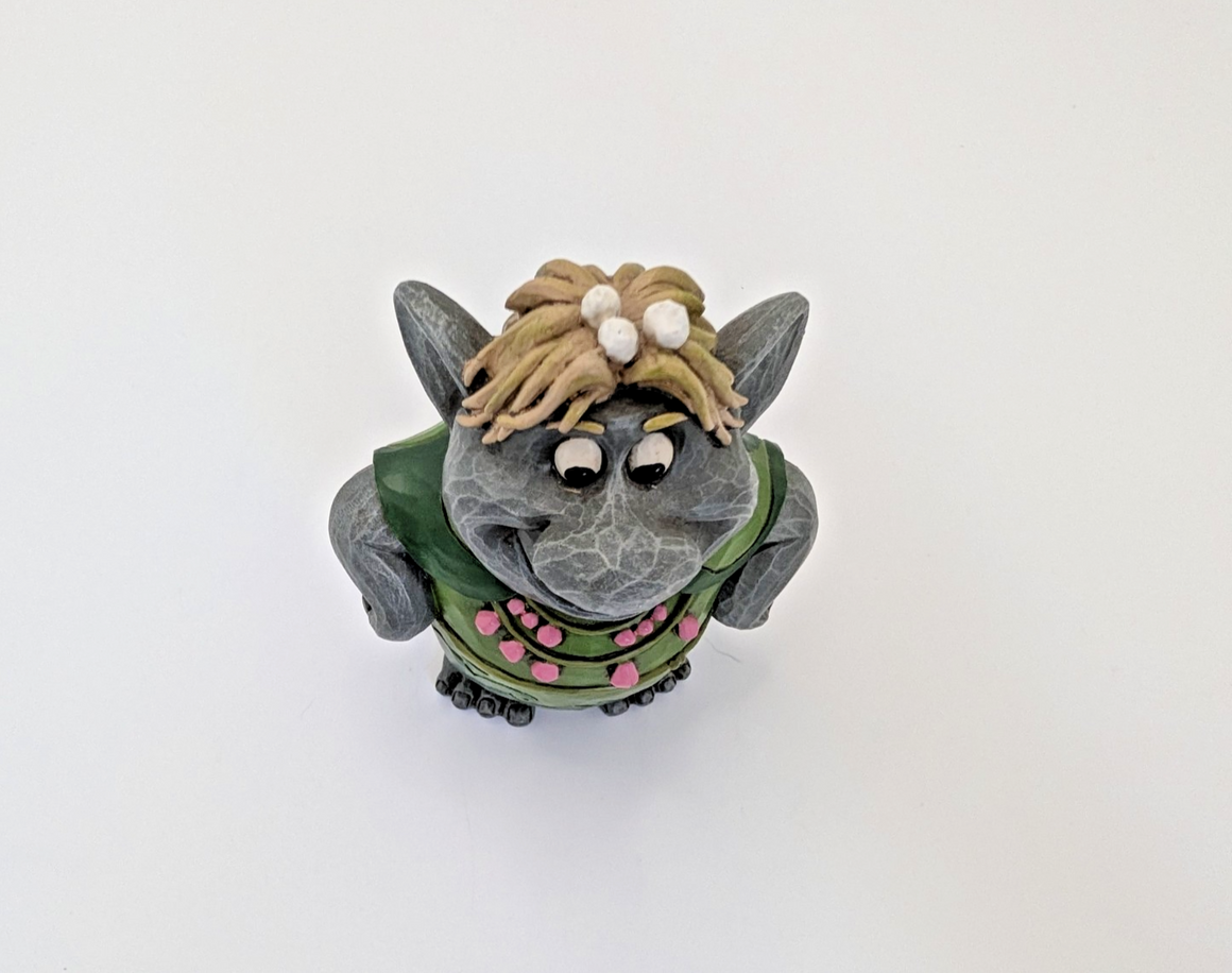 Bulda retired Disney Traditions figurine display angle
