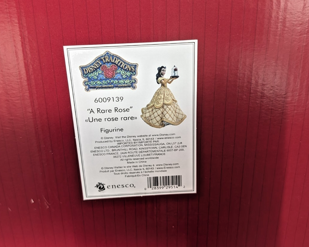 Disney Traditions Belle A Rare Rose Deluxe 6009139 – detail and condition photograph 21