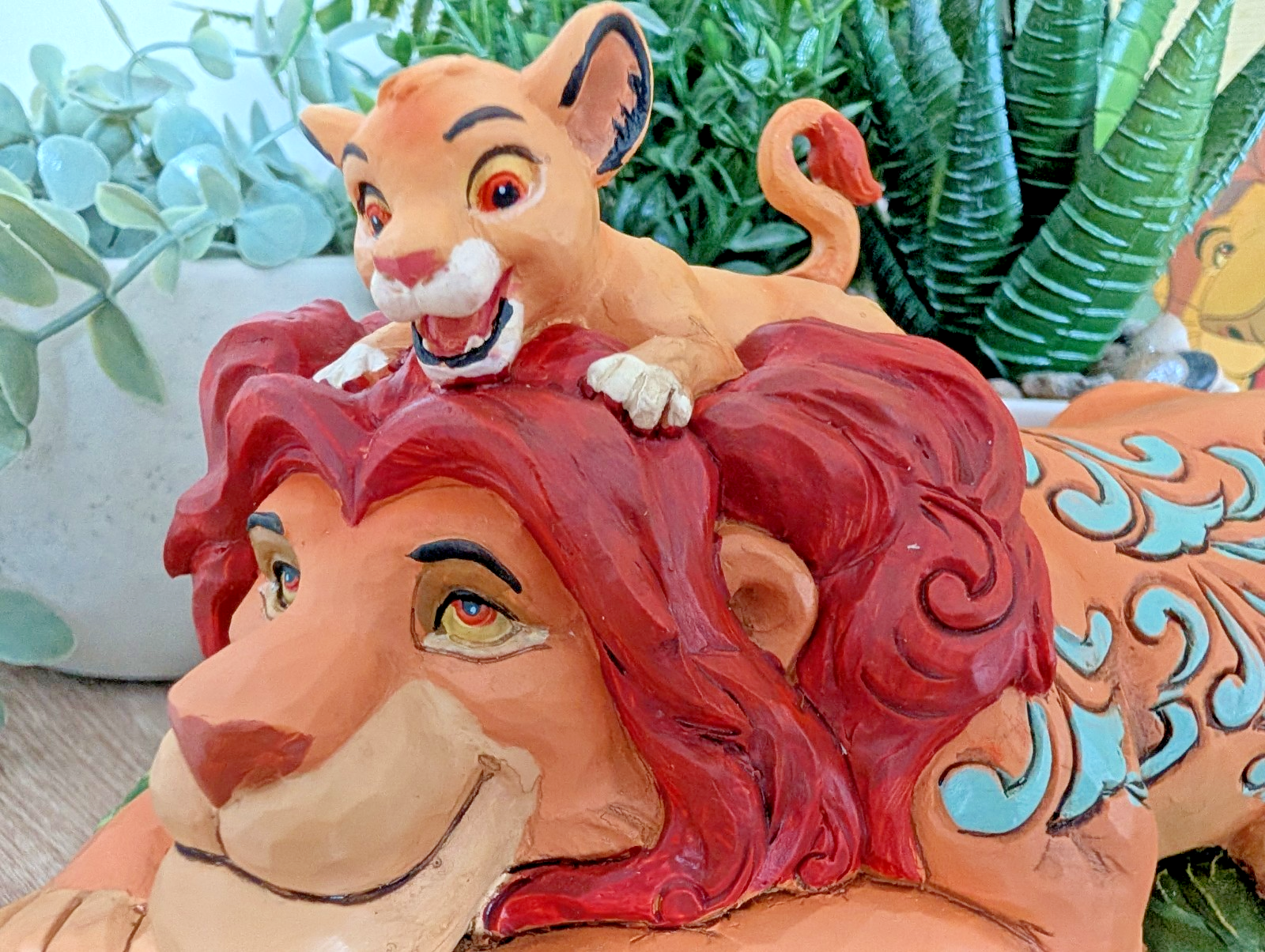 Disney Traditions Simba and Mufasa A Father's Pride figurine photo 4